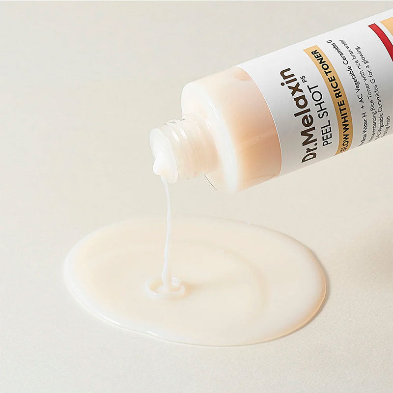 Dr.Melaxin rice toner texture