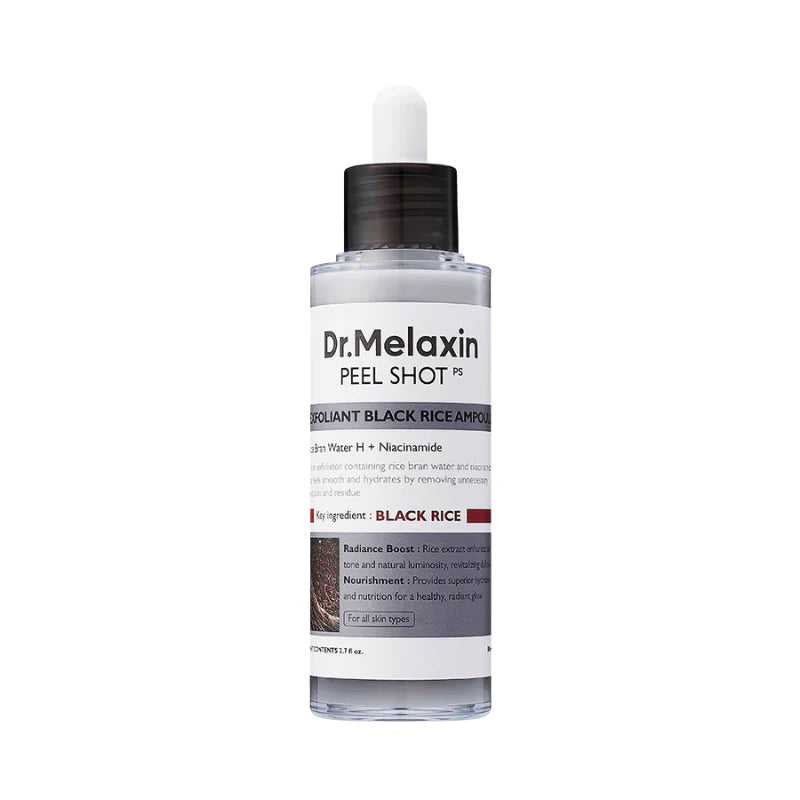 Dr.Melaxin Peel Shot Exfoliating Black Rice Ampoule 80ml