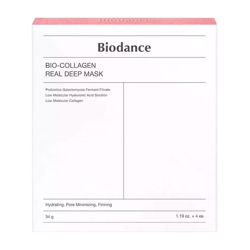 Biodance Bio-Collagen Real Deep Mask box of 4