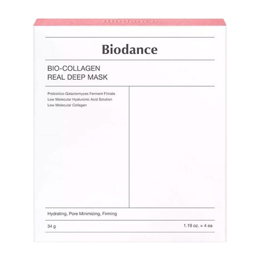 Biodance Bio-Collagen Real Deep Mask box of 4