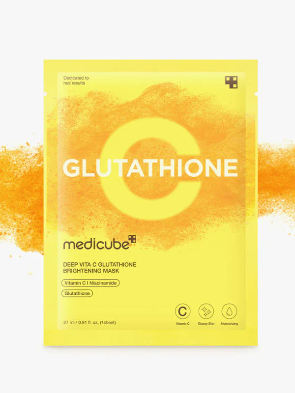medicube Deep Vita C Glutathione Brightening Mask 27ml