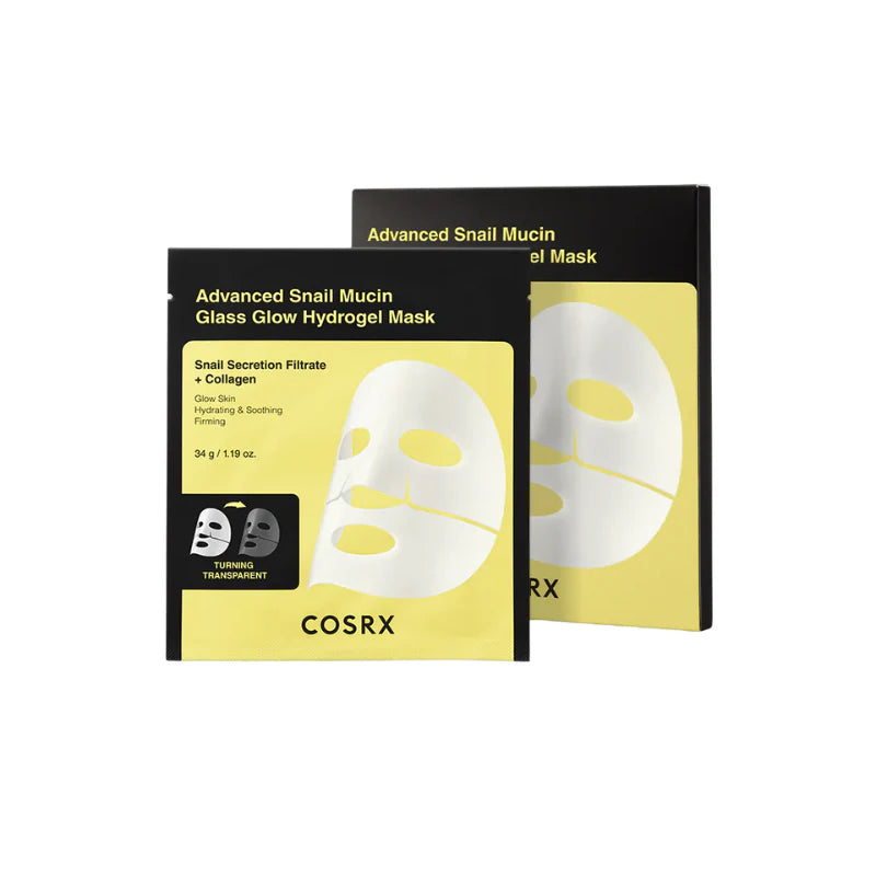 COSRX Advanced Snail Mucin Glass Glow Hydrogel Mask 35g