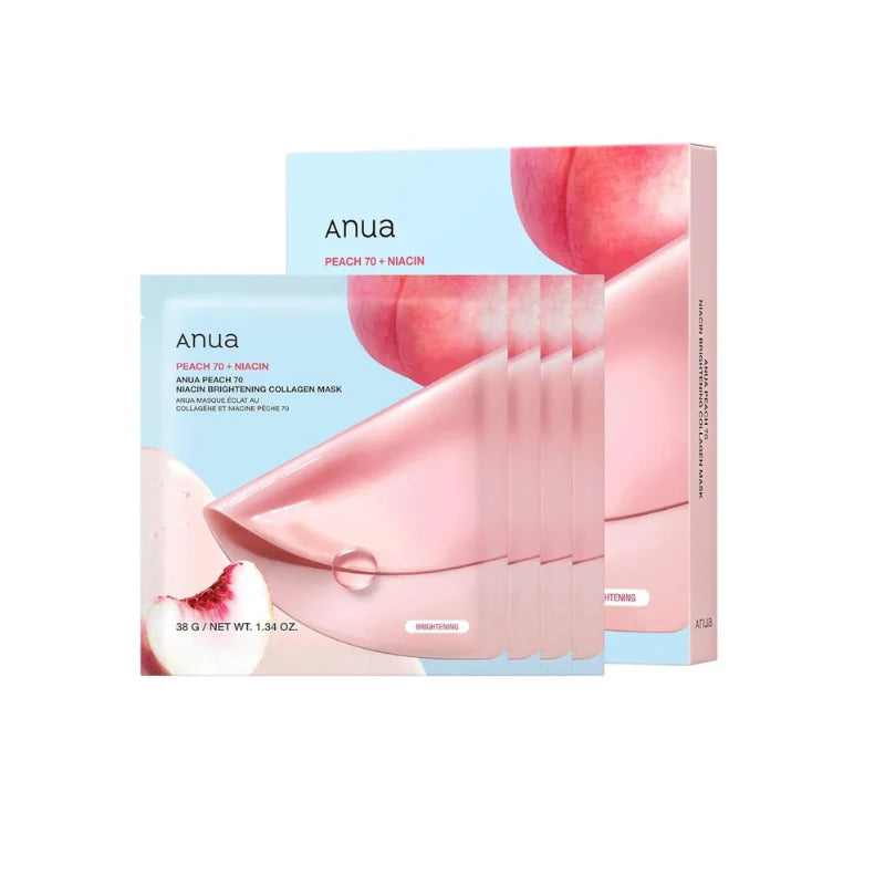 Anua Peach 70 Niacin Brightening Collagen Mask 38g
