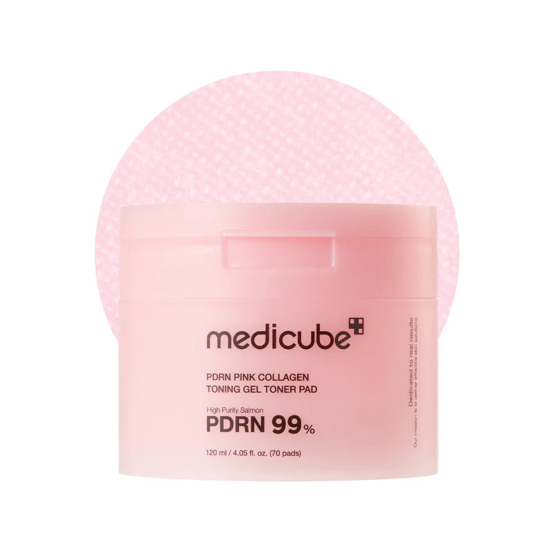 medicube PDRN Pink Collagen Toning Gel Toner Pad 70 pads