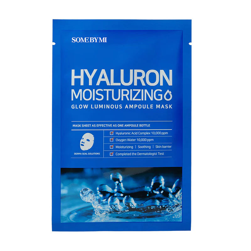 SOME BY MI Hyaluron Moisturizing Glow Luminous Ampoule Mask